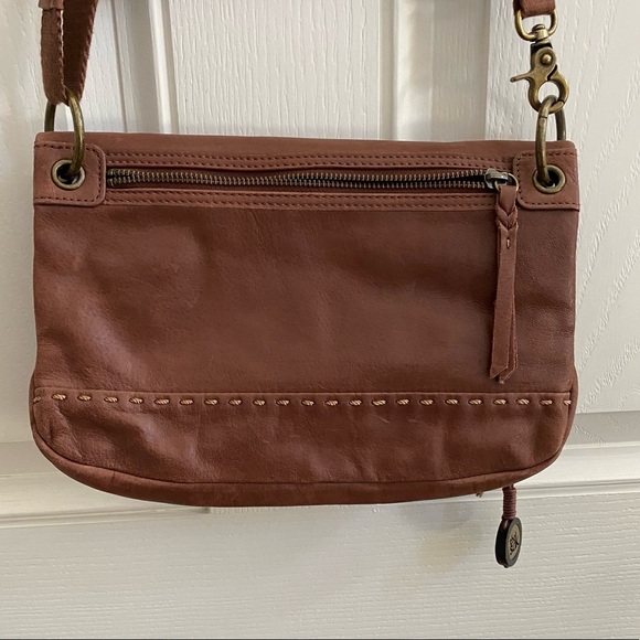 The Sak womens folded leather handbag medium size - Picture 1 of 7